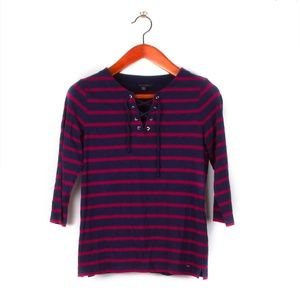 Tommy Hilfiger lace up long sleeve